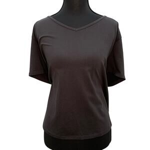 New With Tags Plus Size Exposed-Back Tee w/ Metallic Fringe | 2XL | Lucky 777